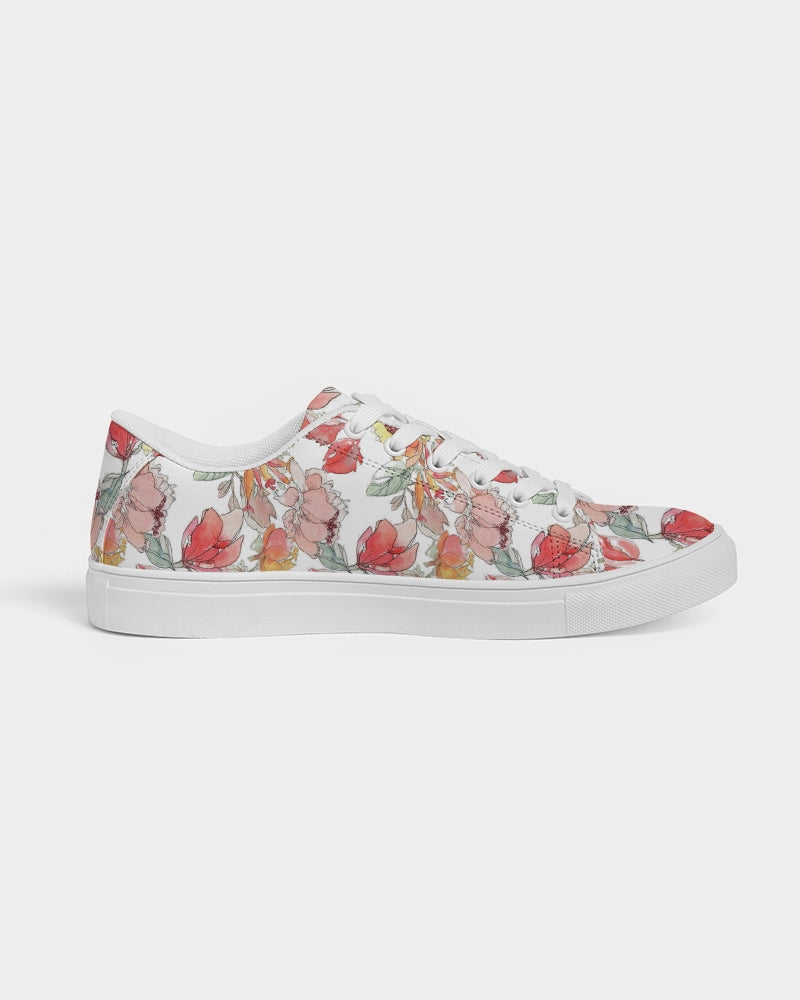 Flower Memory Women's Faux-Leather Sneaker