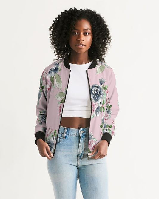 Indigo Garden - Blush Women's Bomber Jacket