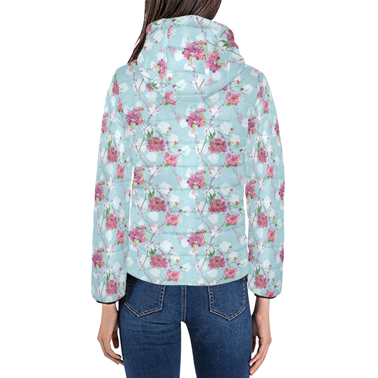 Rising, Fresh - Women's Padded Hooded Jacket