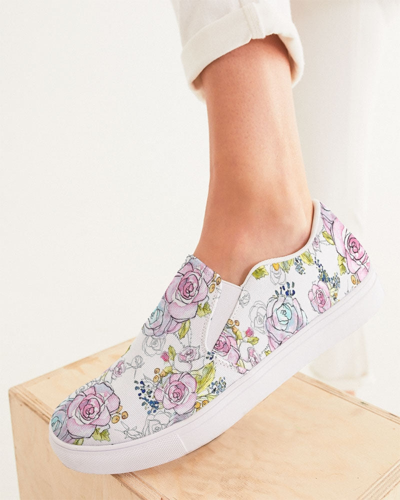 Rose Gold Women's Slip-On Canvas Shoe