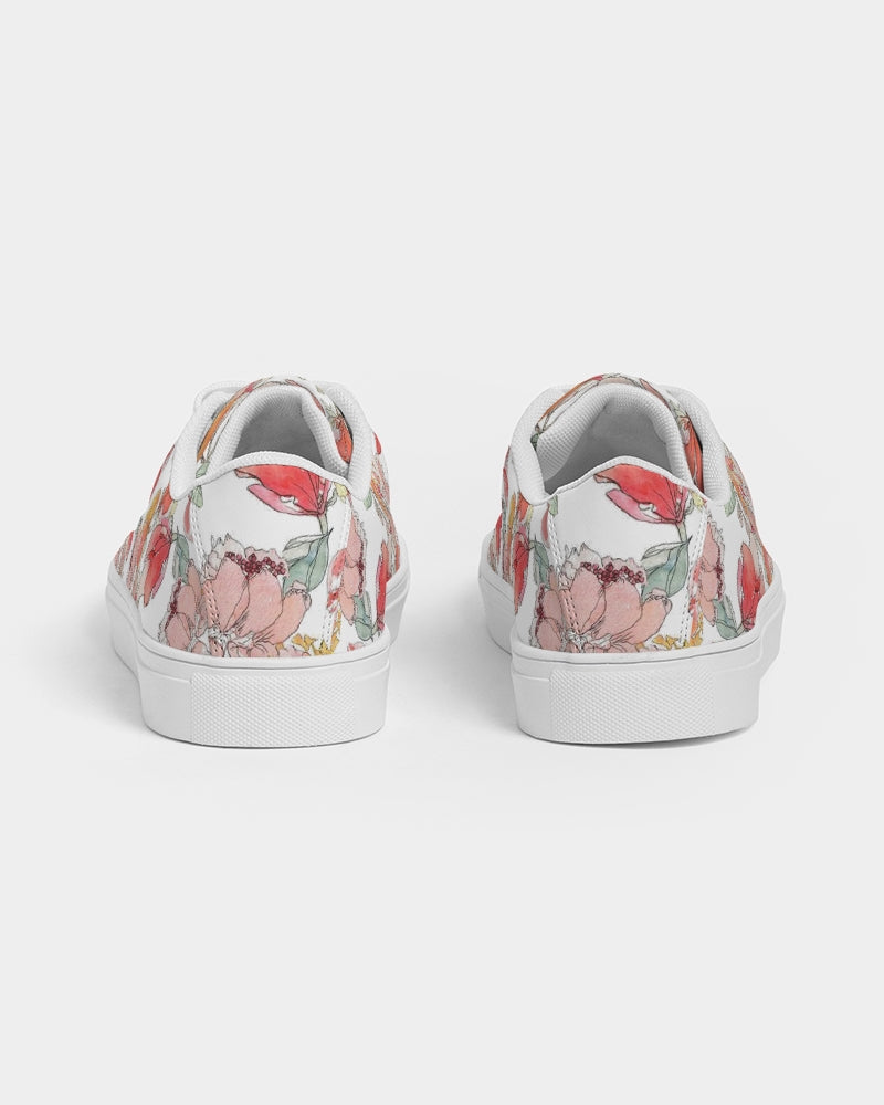 Flower Memory Women's Faux-Leather Sneaker