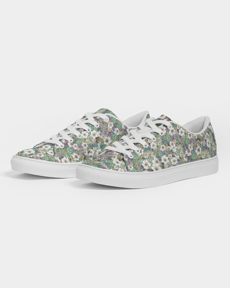 Resting Posies Women's Faux-Leather Sneaker