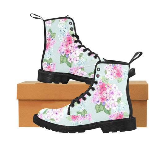 Pink Hydrangea Boots for Women