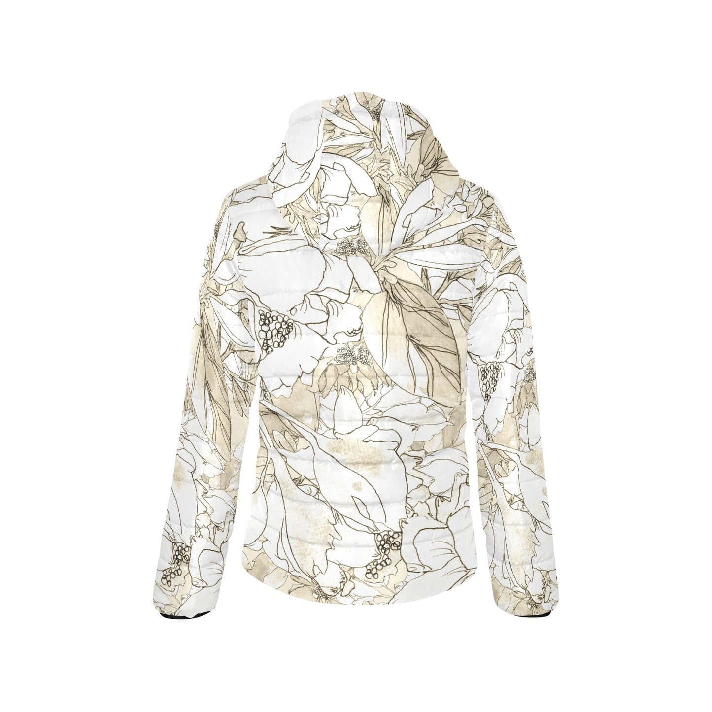 Memory Mingle - Women's Padded Hooded Jacket
