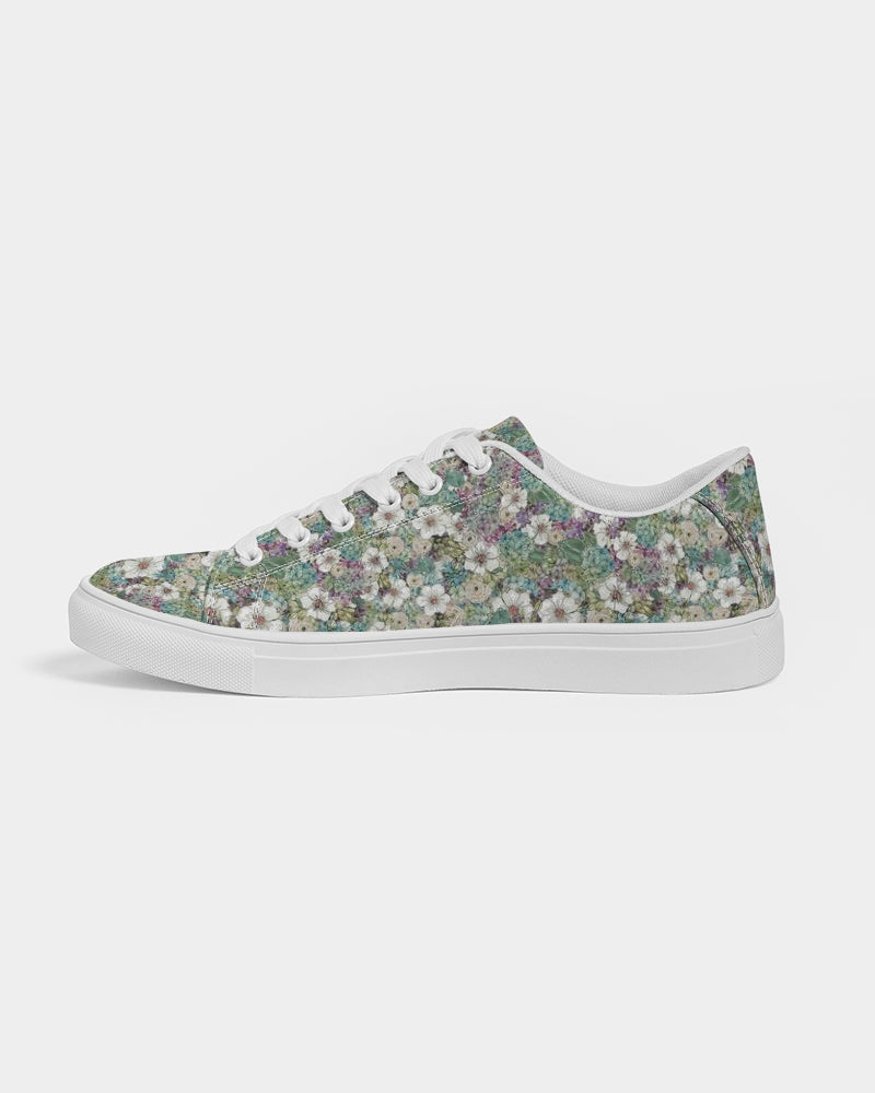 Resting Posies Women's Faux-Leather Sneaker