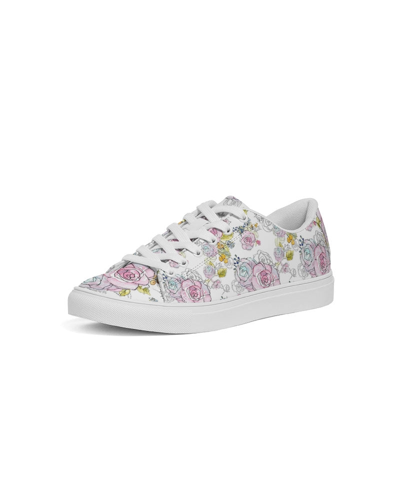 Rose Gold Women's Faux-Leather Sneaker