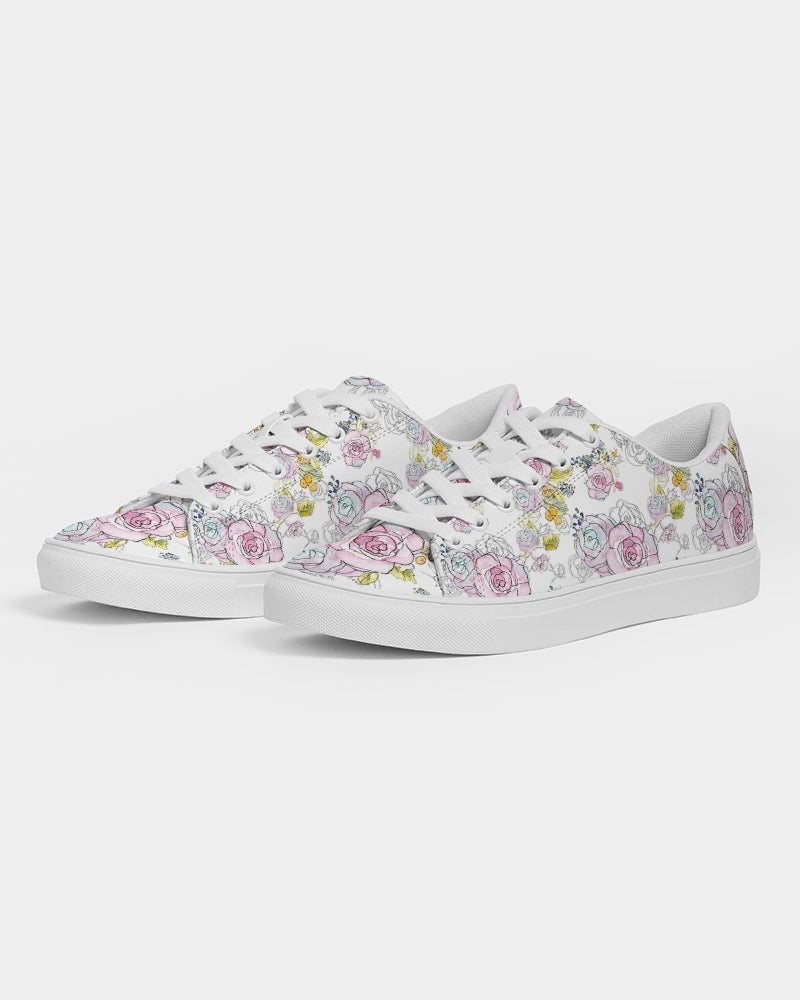 Rose Gold Women's Faux-Leather Sneaker
