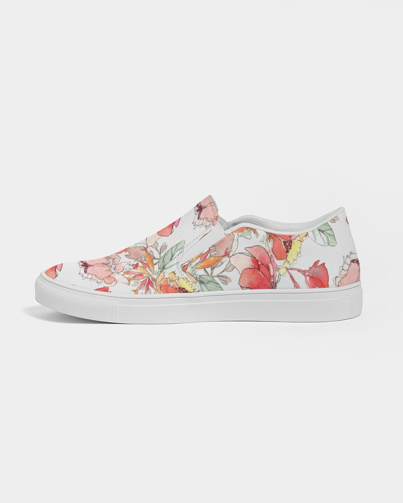 Flower Memory Women's Slip-On Canvas Shoe
