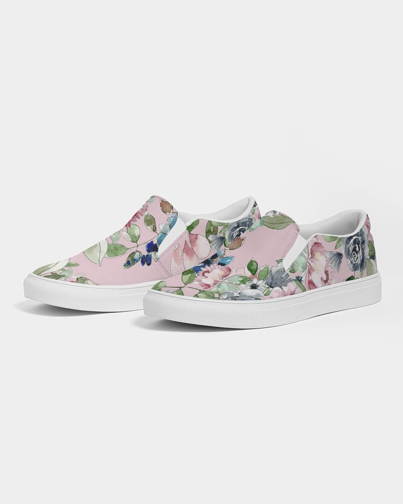 Garden blush Women's Slip-On Canvas Shoe