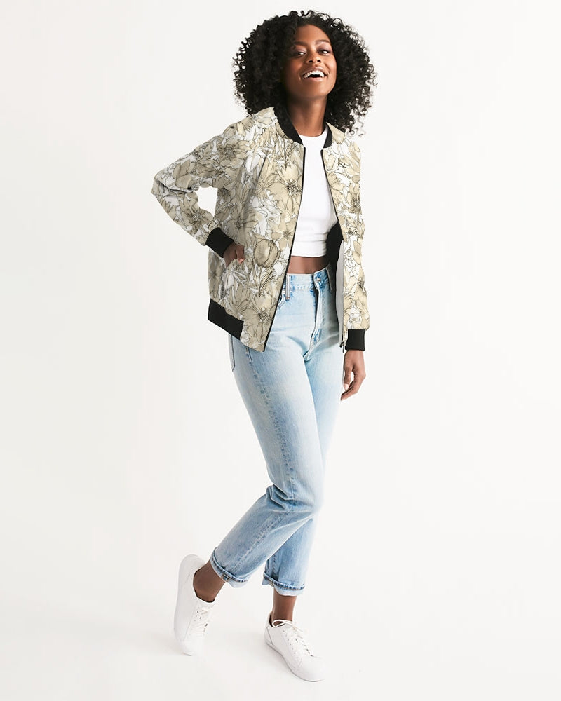 Memory Lane Mingle Women's Bomber Jacket