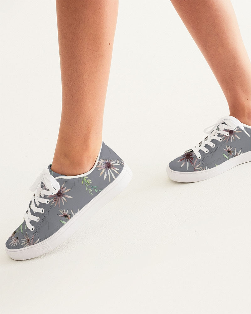 French Daisy - Smoke Women's Faux-Leather Sneaker