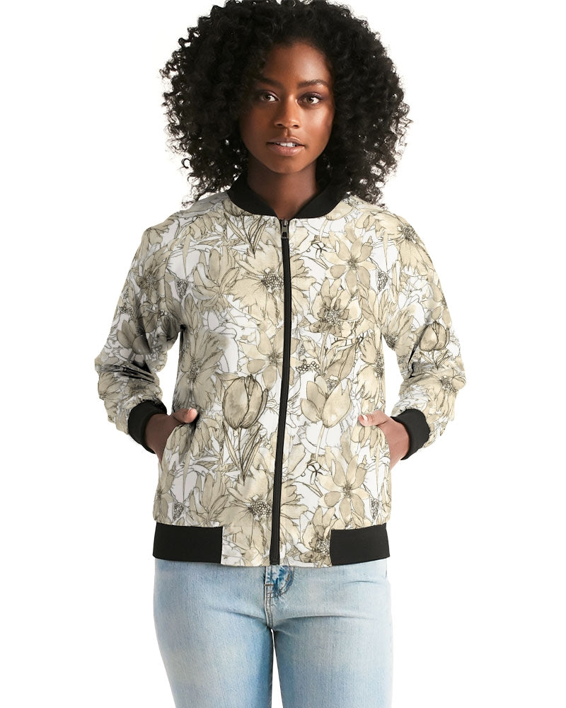 Memory Lane Mingle Women's Bomber Jacket