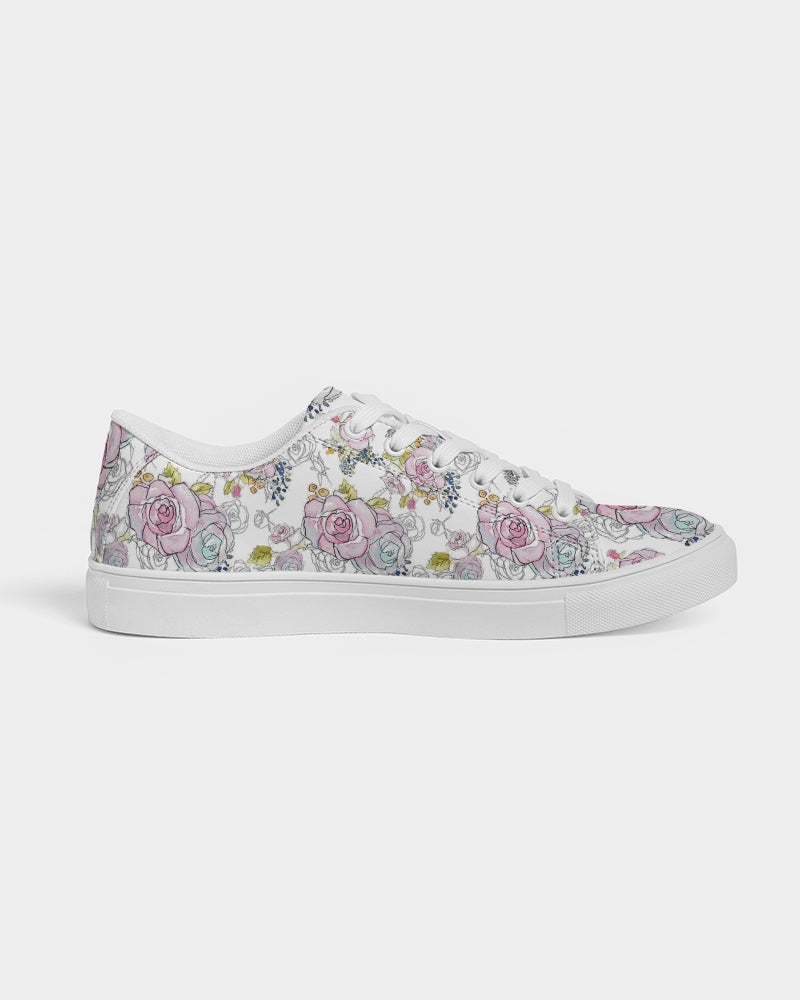 Rose Gold Women's Faux-Leather Sneaker