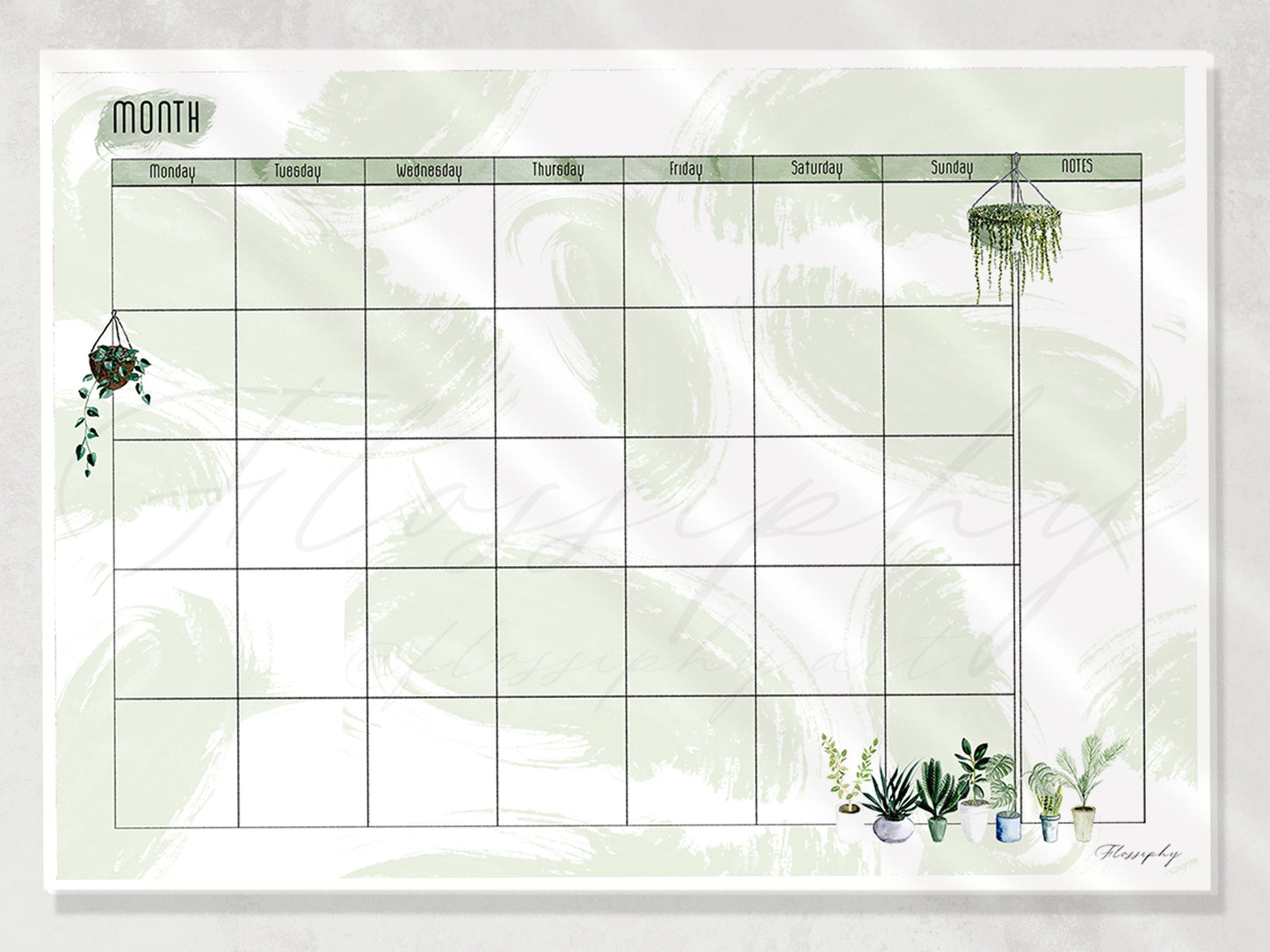 Monthly Plan Pad