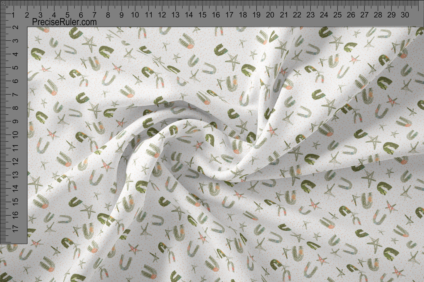 Baby Rainbows - wild grass Linen