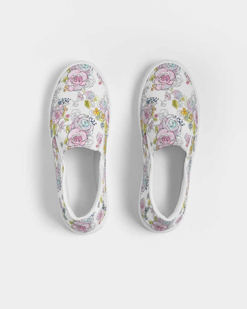 Rose Gold Women's Slip-On Canvas Shoe