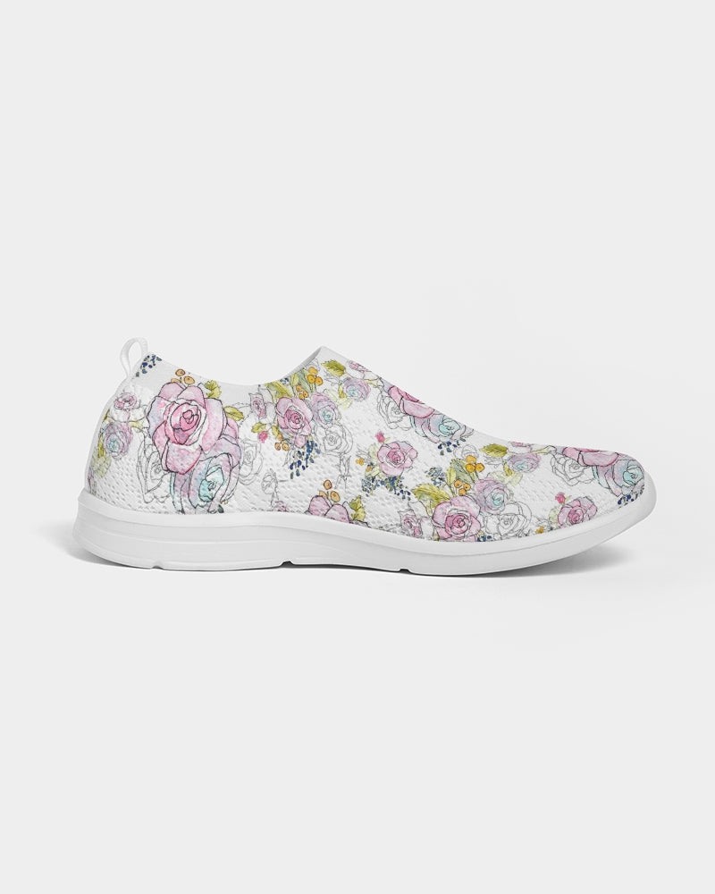 Rose Gold Women's Slip-On Flyknit Shoe