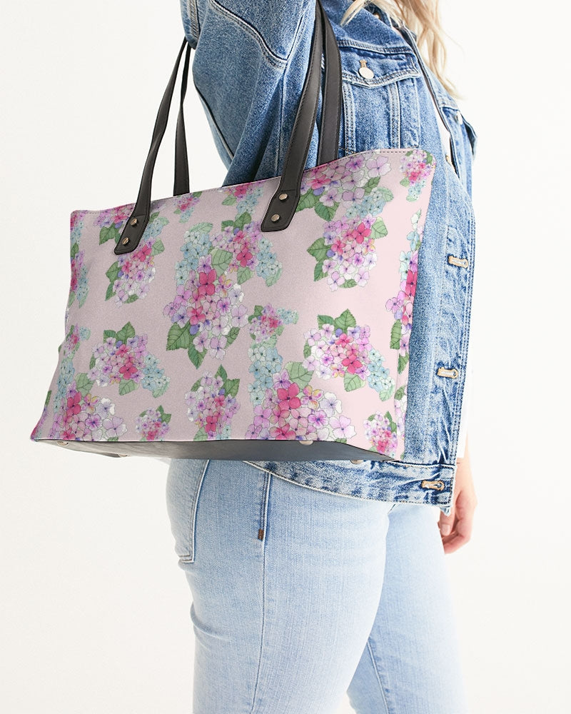 Pink Hydrangaes Stylish Tote