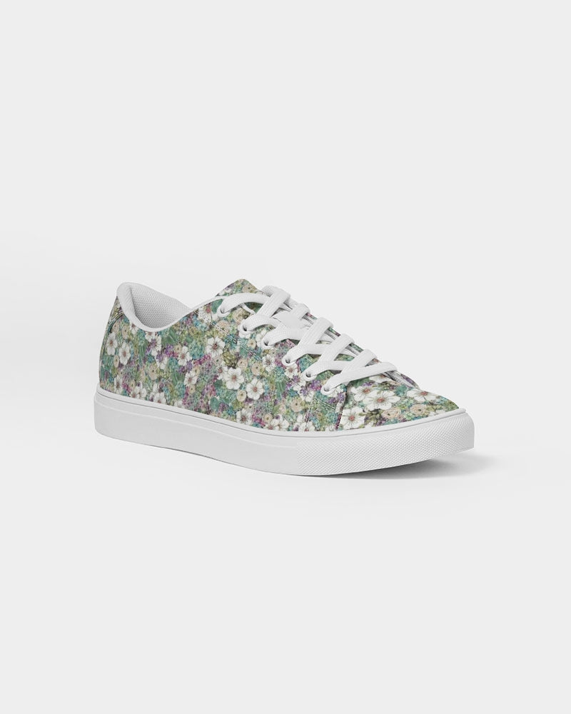 Resting Posies Women's Faux-Leather Sneaker