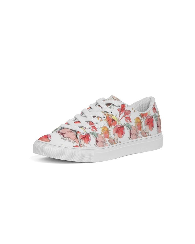 Flower Memory Women's Faux-Leather Sneaker
