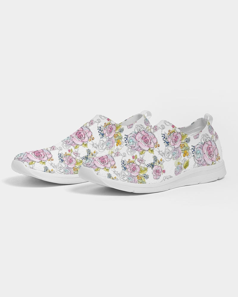 Rose Gold Women's Slip-On Flyknit Shoe