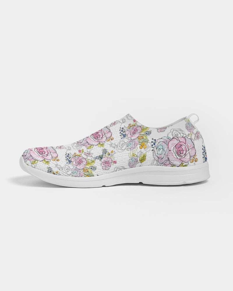 Rose Gold Women's Slip-On Flyknit Shoe