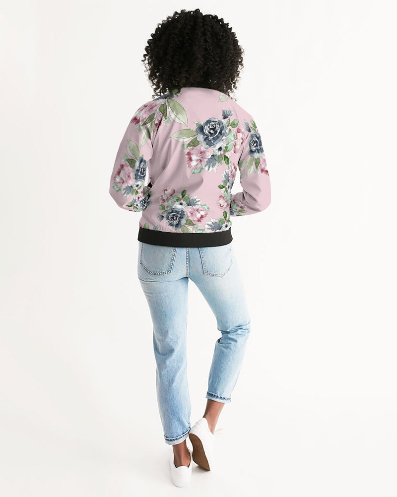 Indigo Garden - Blush Women's Bomber Jacket