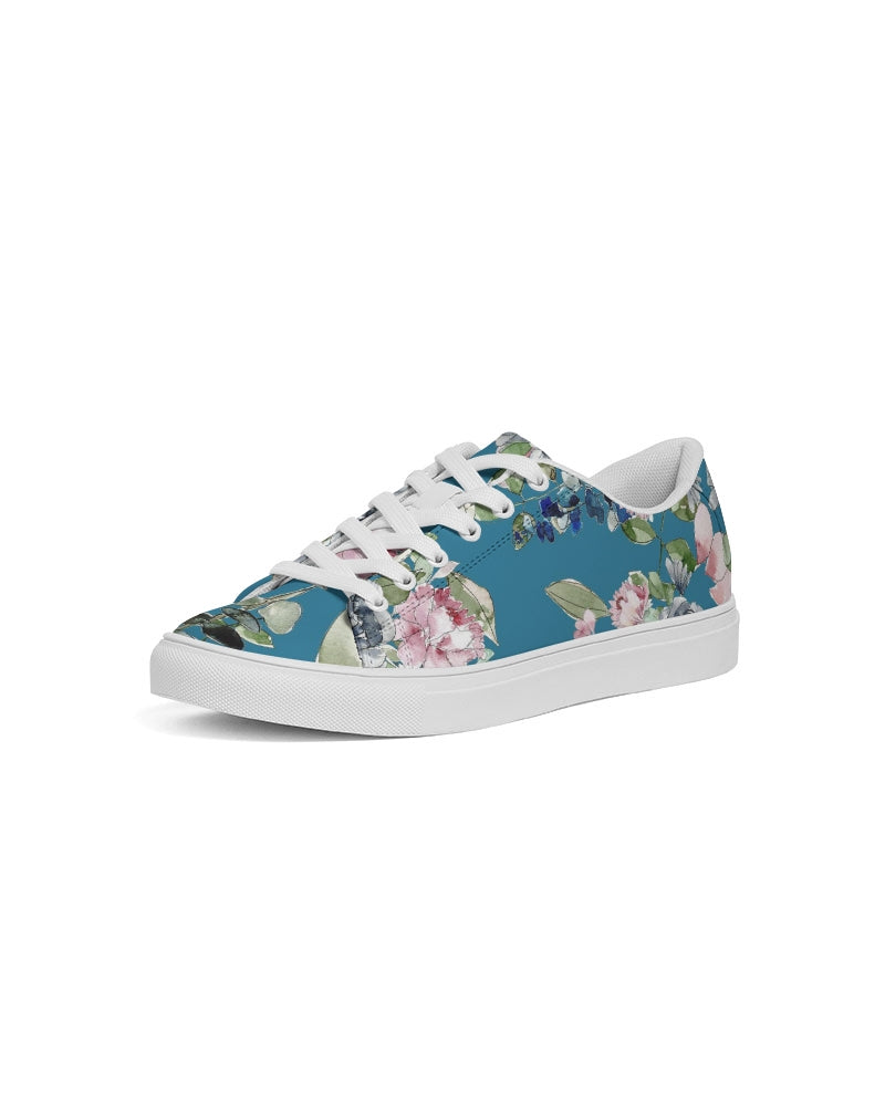 Garden Teal Women's Faux-Leather Sneaker