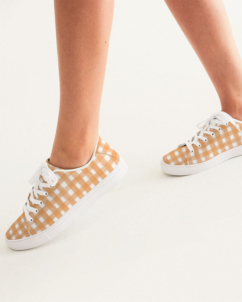 Tangarine Women's Faux-Leather Sneaker