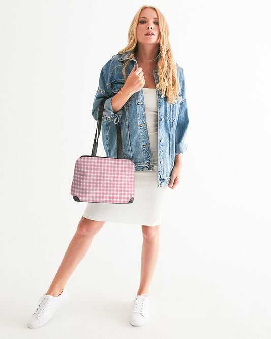 Rose Gingham Shoulder Bag