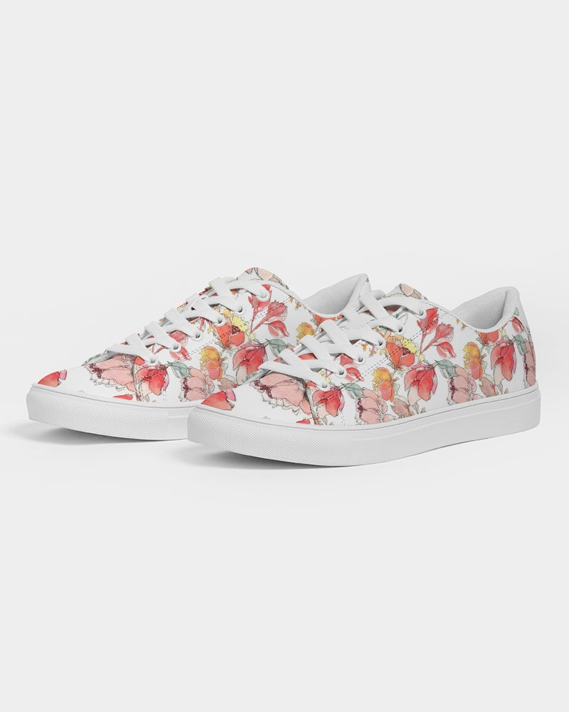 Flower Memory Women's Faux-Leather Sneaker