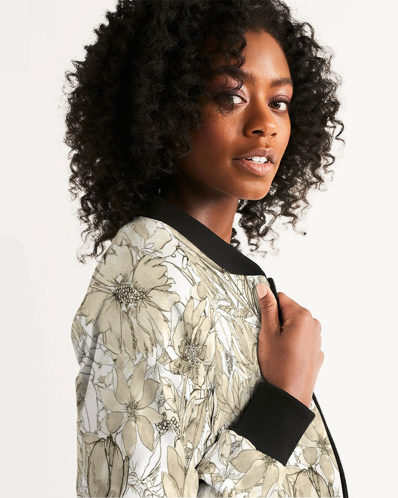 Memory Lane Mingle Women's Bomber Jacket