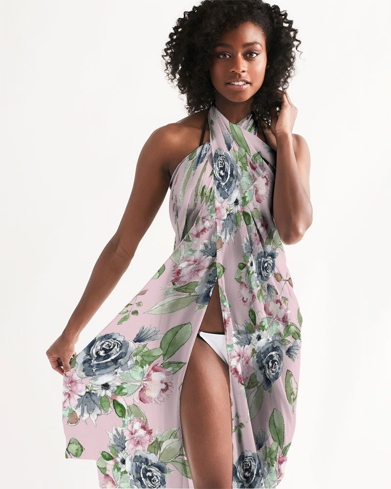 Indigo Rose - blush scarf/cover up