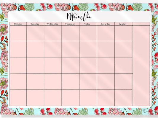 Monthly Plan Pad