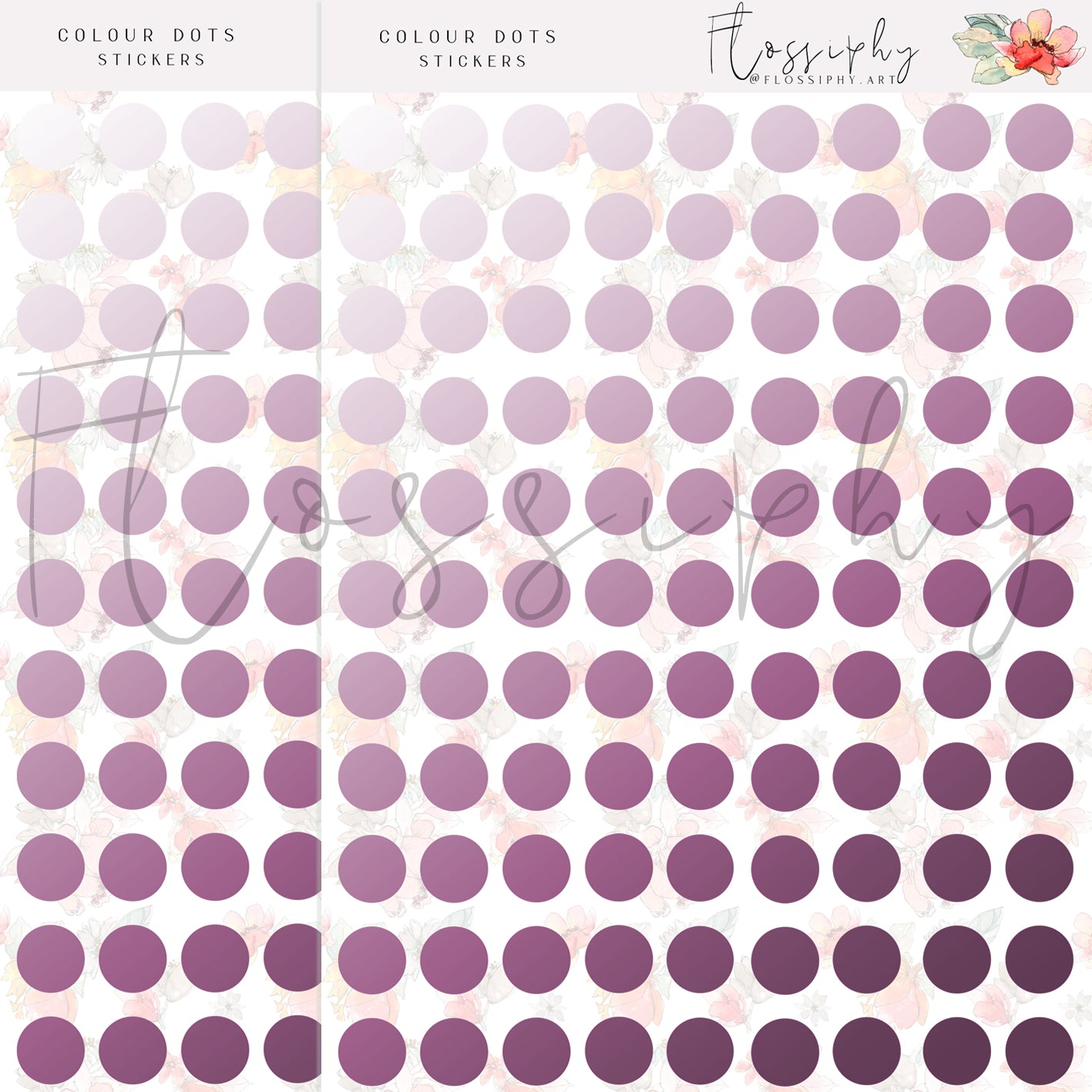 Mini Dot Functional Colour Stickers (2 Pack)