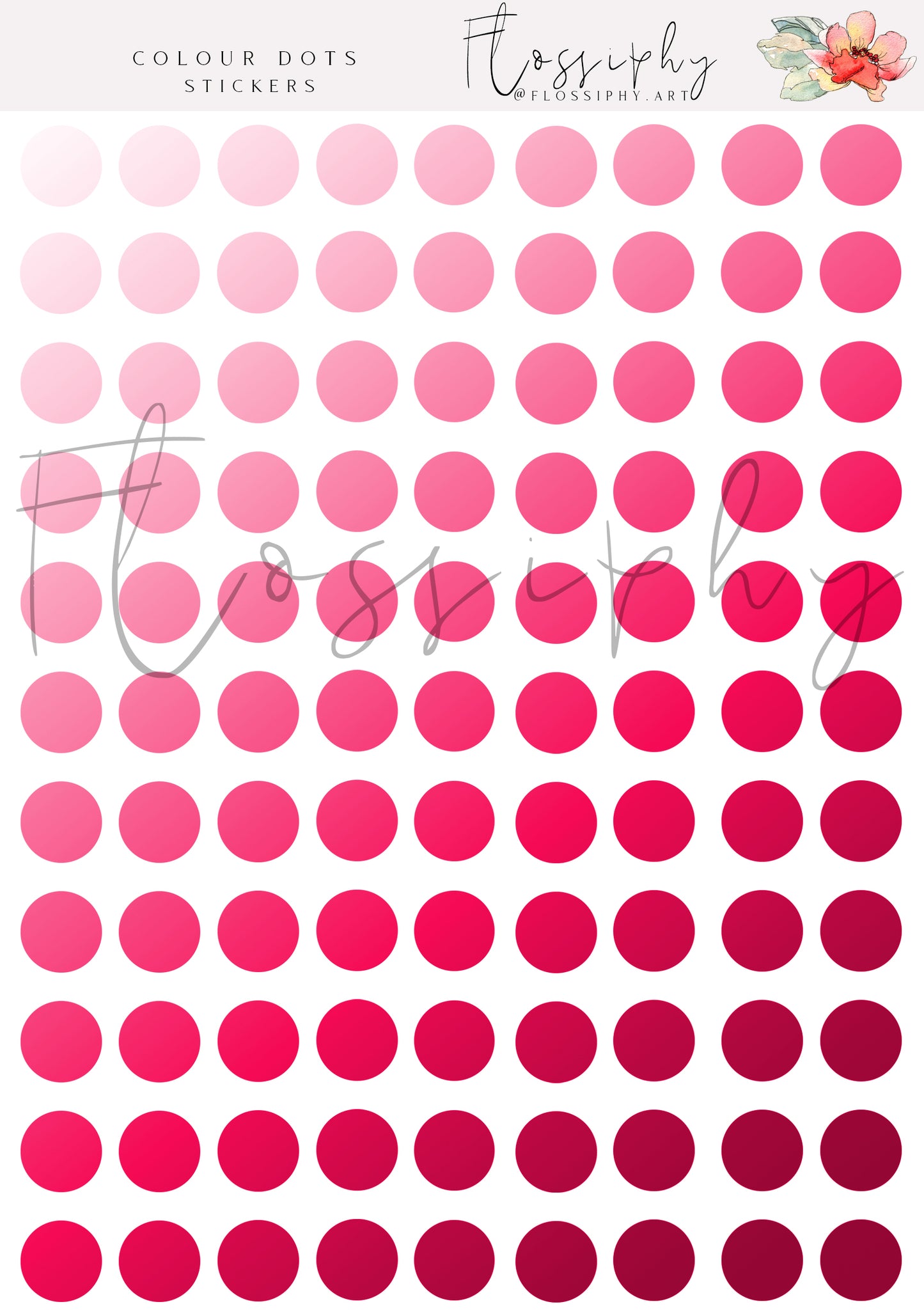Dot Functional Colour Stickers