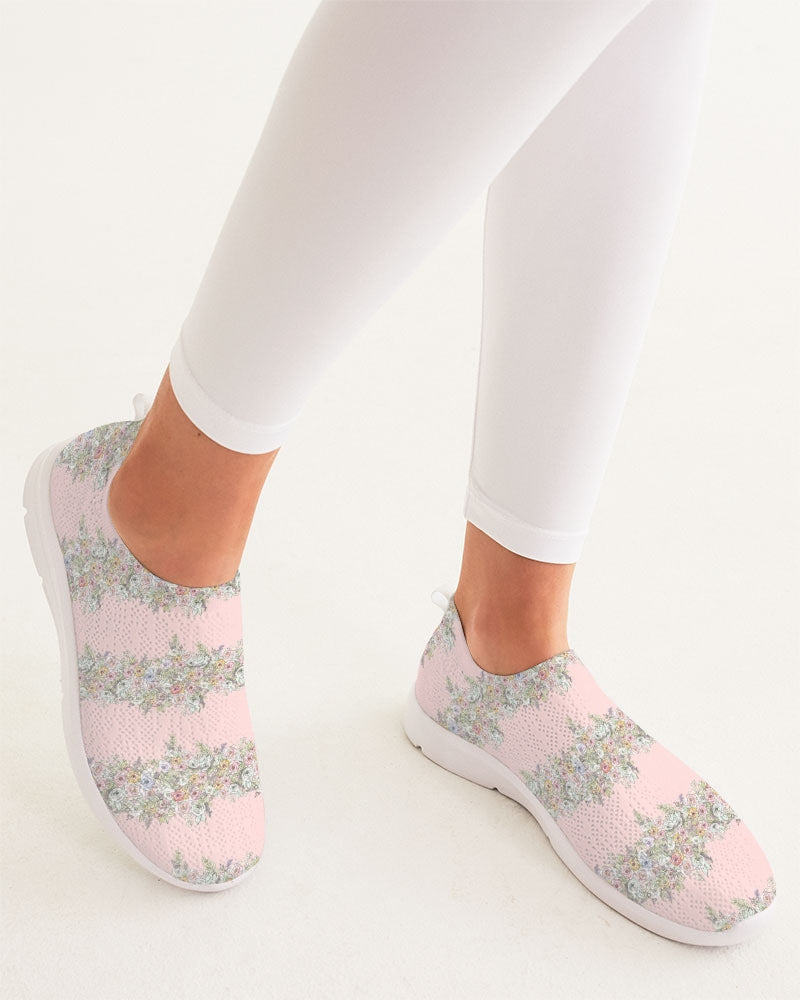 Floral Fence - blossom Women's Slip-On Flyknit Shoe