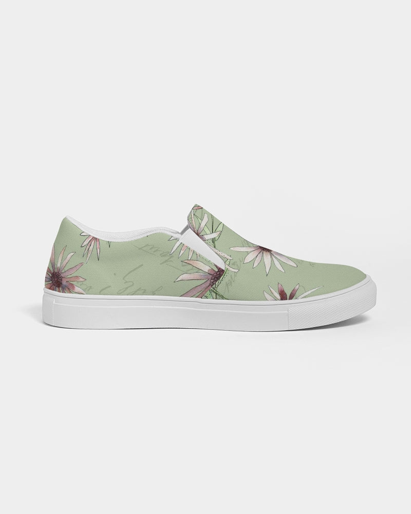 French Daisy - French Pear Women's Slip-On Canvas Shoe