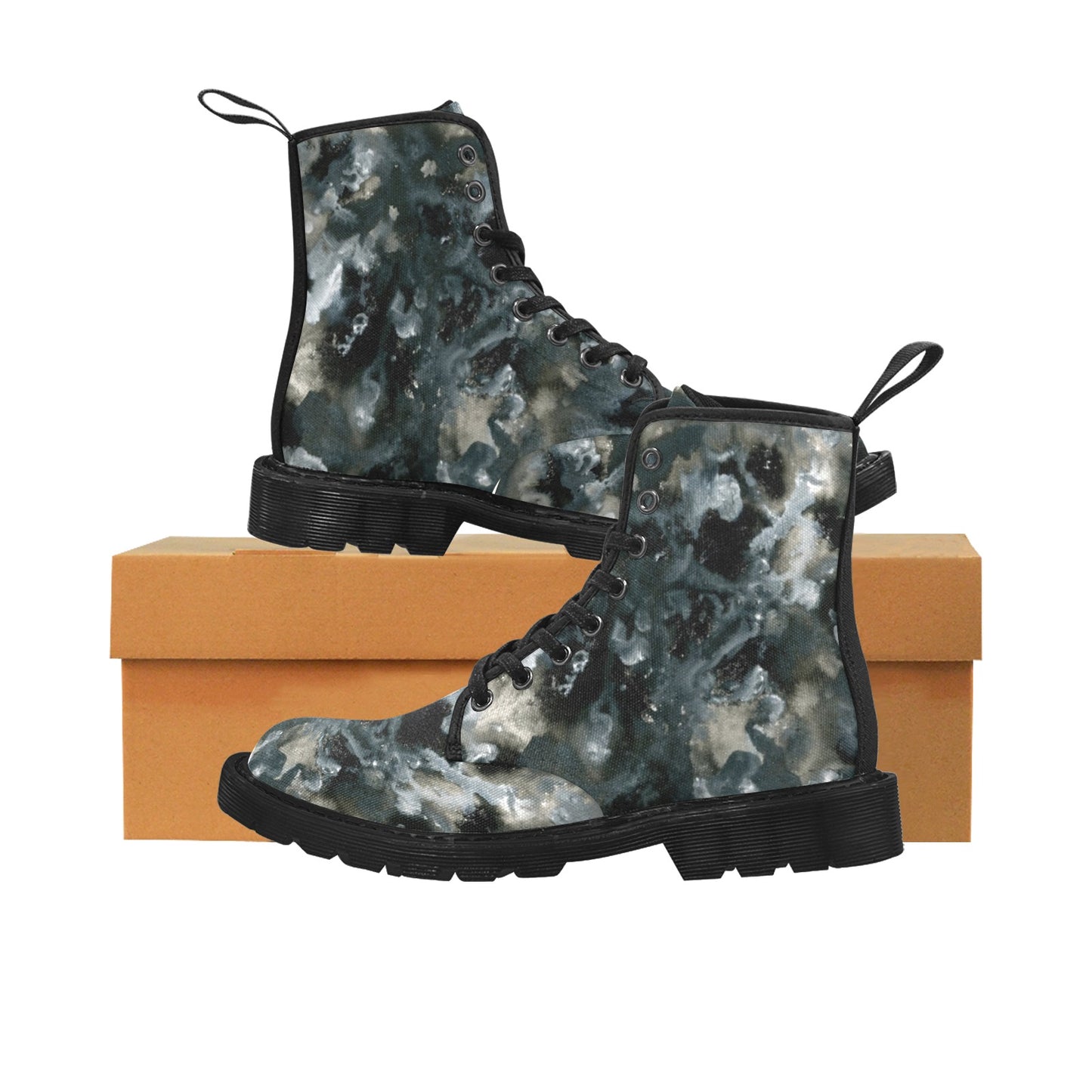 Inked Camo Boots for Women