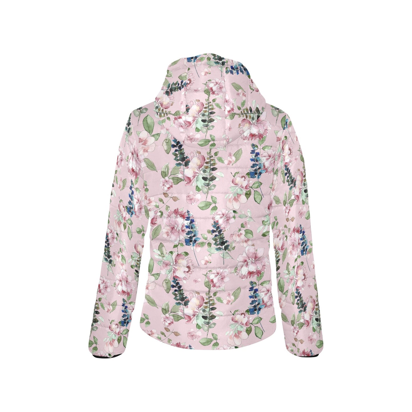 Indio Bouquet, blush - Women's Hooded Padded Jacket