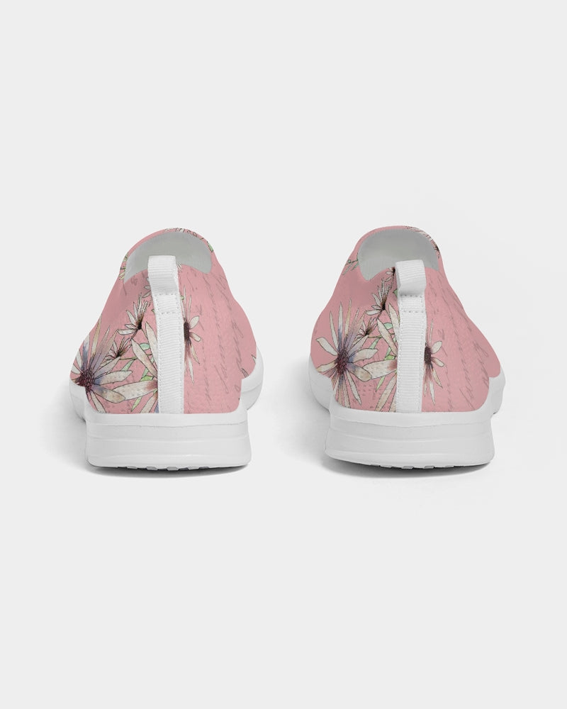 French Daisy - Blush Women's Slip-On Flyknit Shoe