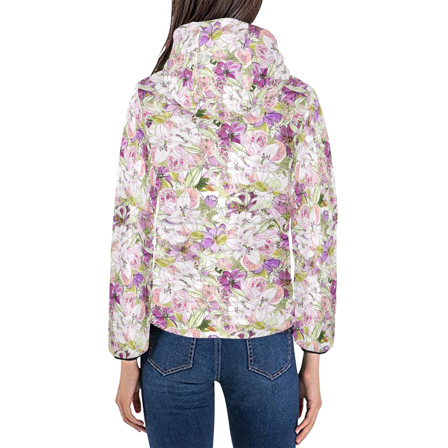 Magical Garden - Women's Padded Hooded Jacket