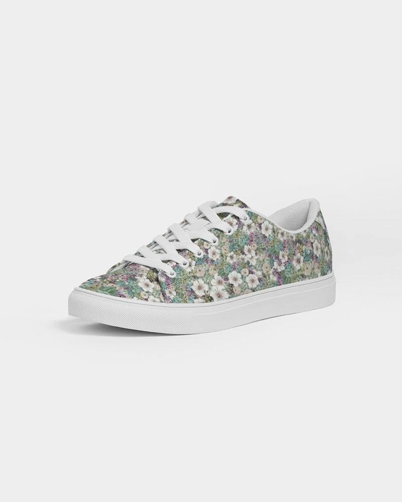 Resting Posies Women's Faux-Leather Sneaker