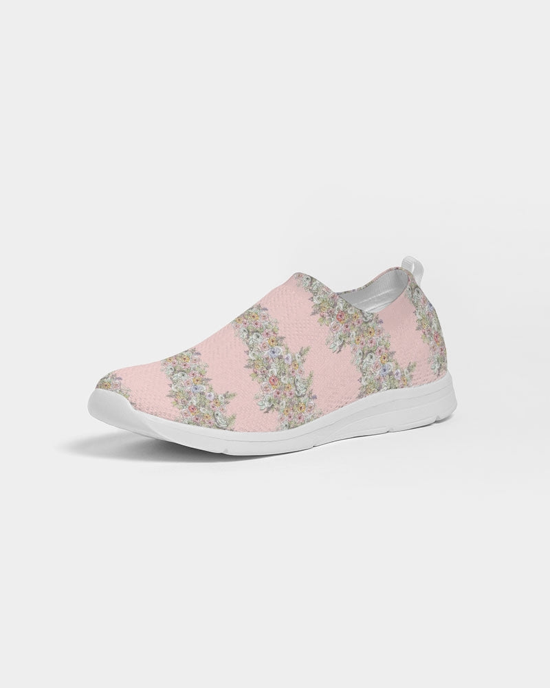 Floral Fence - blossom Women's Slip-On Flyknit Shoe