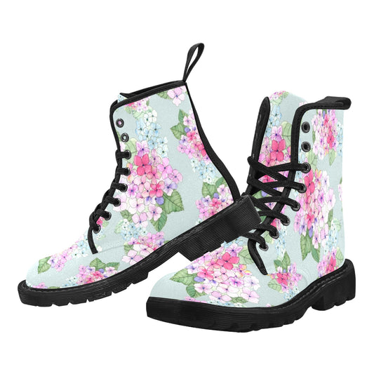 Pink Hydrangea Boots for Women