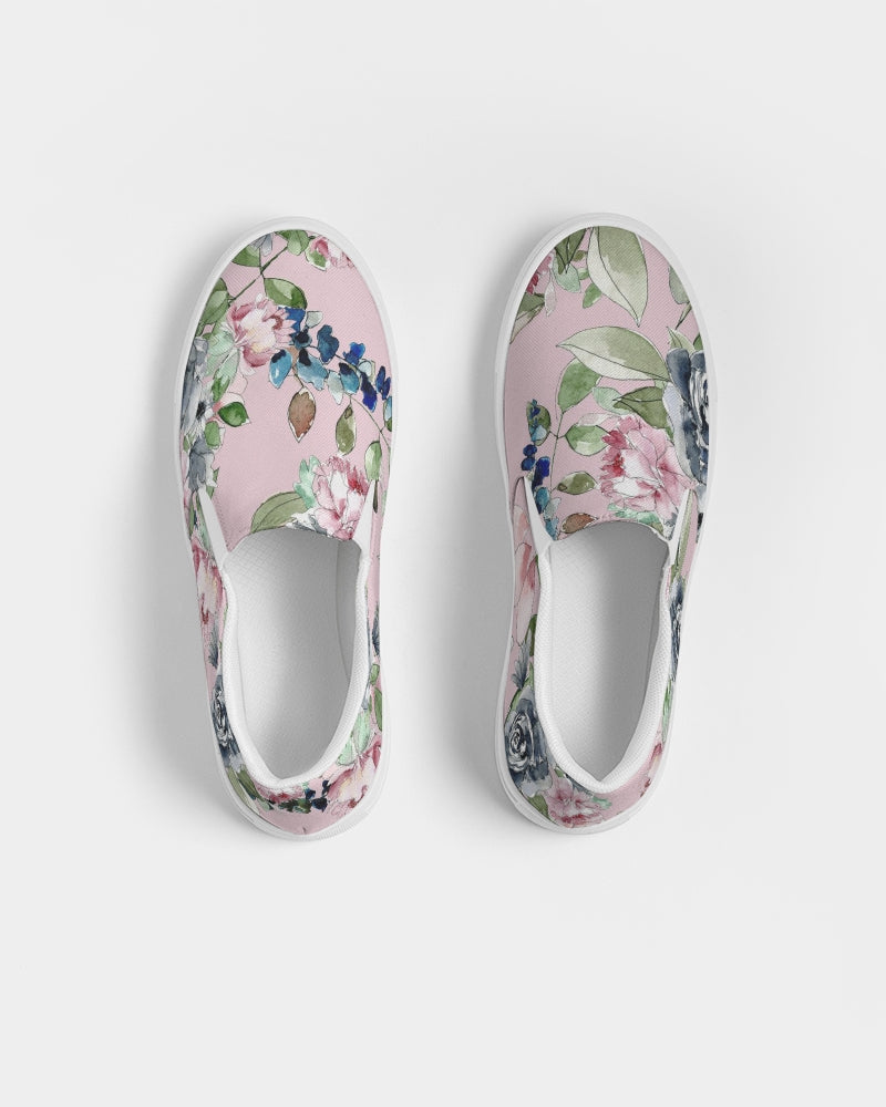 Garden blush Women's Slip-On Canvas Shoe