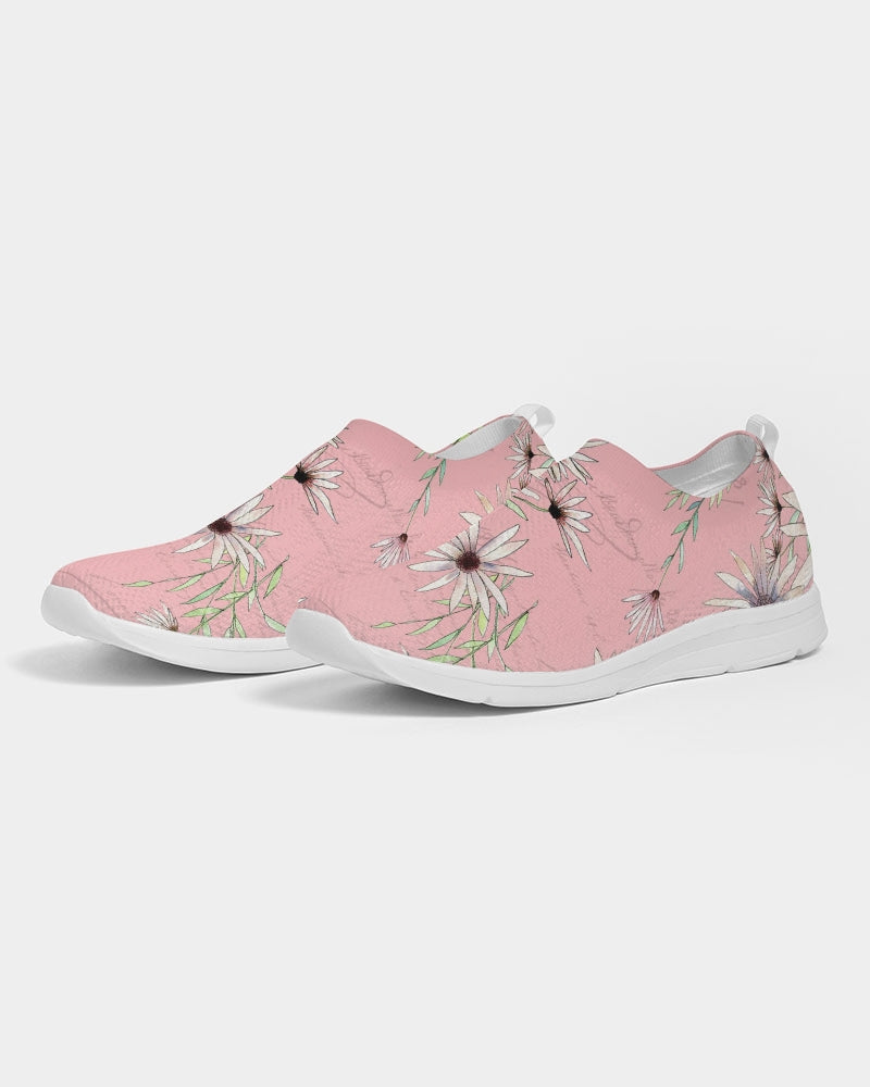 French Daisy - Blush Women's Slip-On Flyknit Shoe