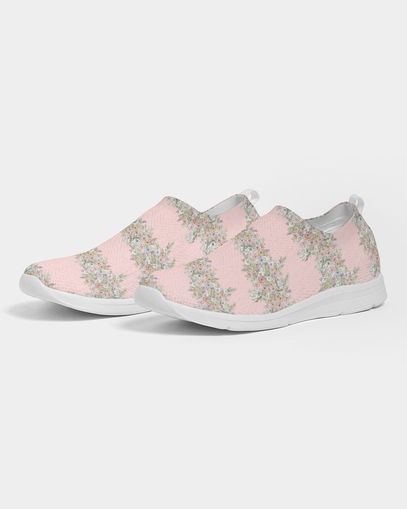 Floral Fence - blossom Women's Slip-On Flyknit Shoe